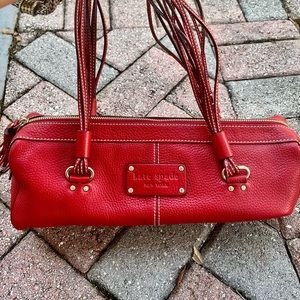 Authentic Kate spade red leather purse